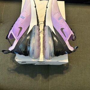 Nike Purple and Black Air Max 270 Sneakers